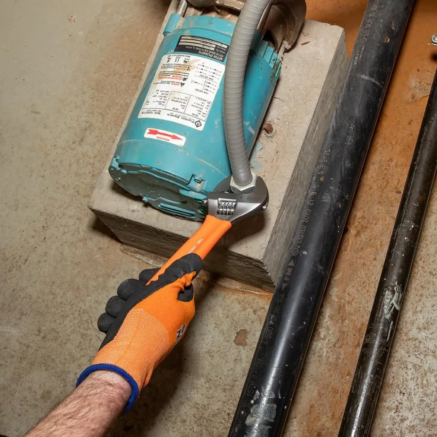 Adjustable Wrench Set with Extra Capacity in 6Inch 8Inch and 10Inch Sizes for Precision Tasks Forged Alloy Steel Construction C