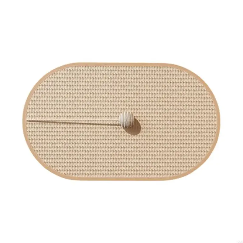 97QD Cats Sisal Tablero rasguño Pegatina pared Sofá Guardia Anti argumento Mat molienda para accesorios actividad
