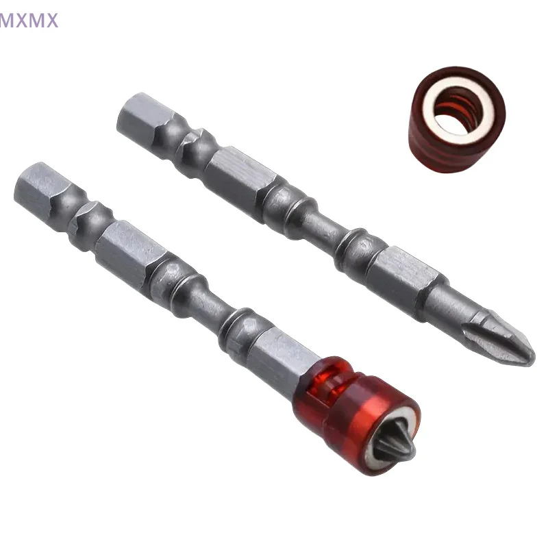 5/10pcs Punta da trapano per cacciavite con punta magnetica 1/4 pollici 6,35mm Manico esagonale Attacco per trapano elettrico Testa singola