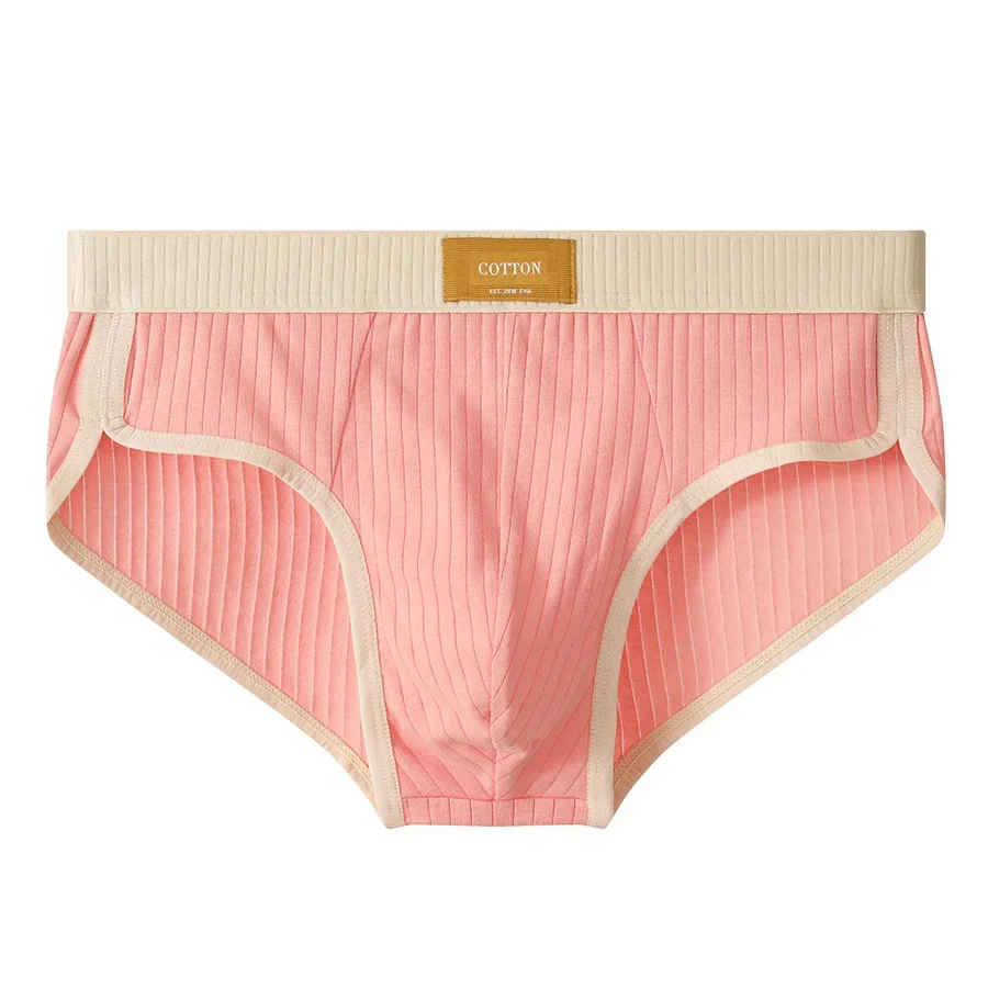 Men's Briefs High Fork Breathable U Convex Pouch Lingerie Underpants Trendy For Boys' Shorts Thin Breathable Underwear