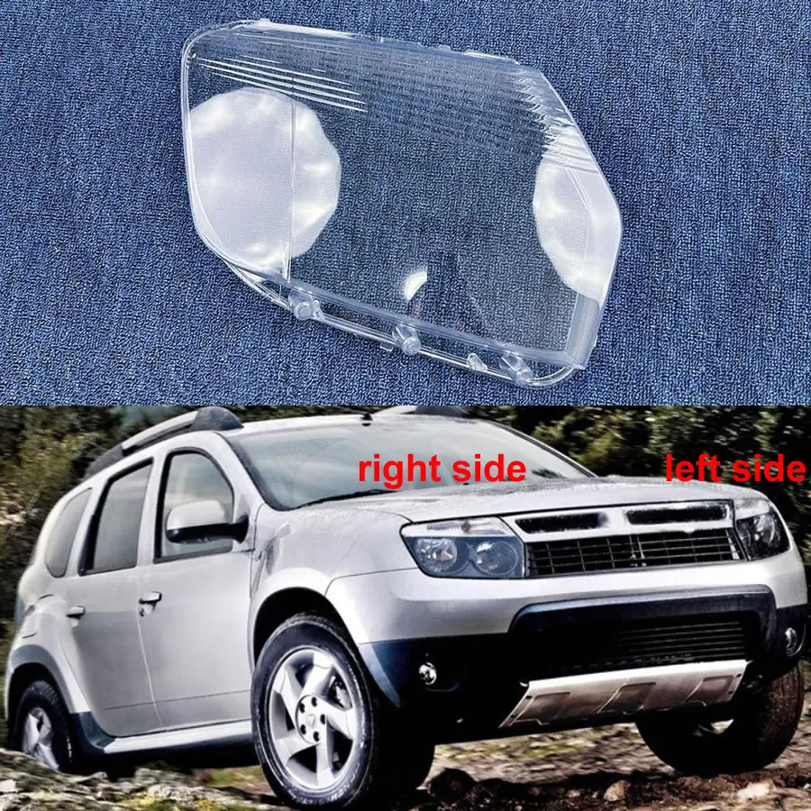 

Для Renault Duster 2007-2012 крышка фары прозрачный абажур чехол для фары корпус из плексигласа замена оригинальных линз