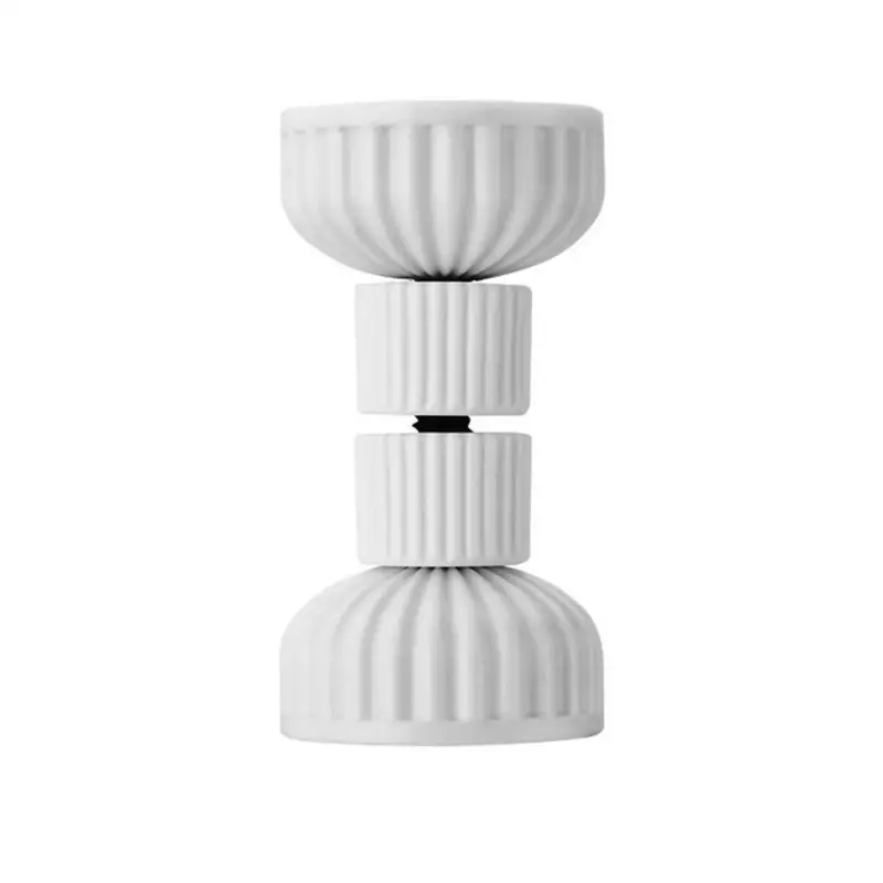652F Sturdy Plastic White Headboard Stoppers Minimizes Movement Improves Sleep Convenient for Light Sleepers and Small Bed