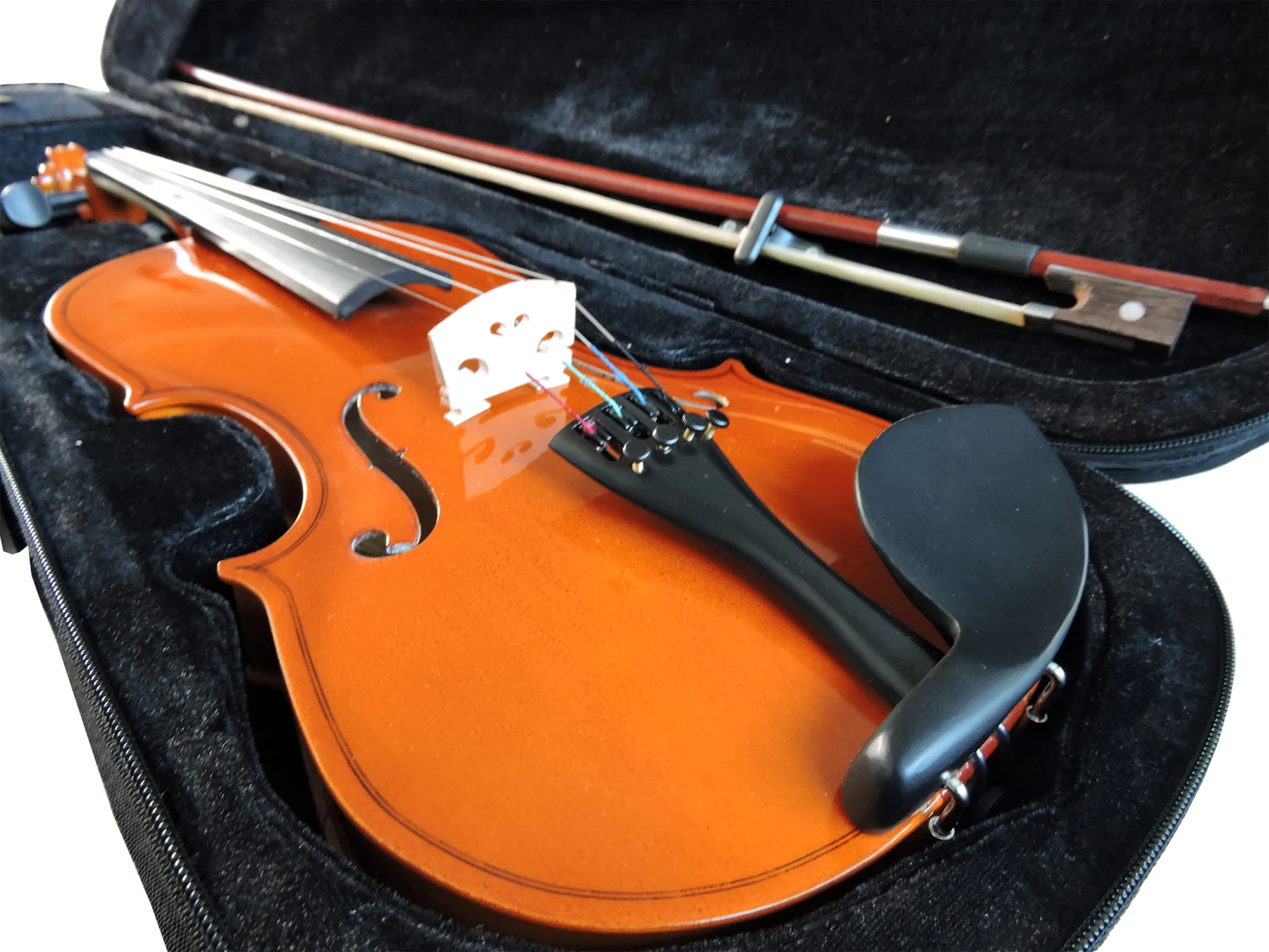 Violino p/ Canhoto Barth Violin 4/4 Natural Bright-with Estojo + Arco + Breu - Pronta Entrega!