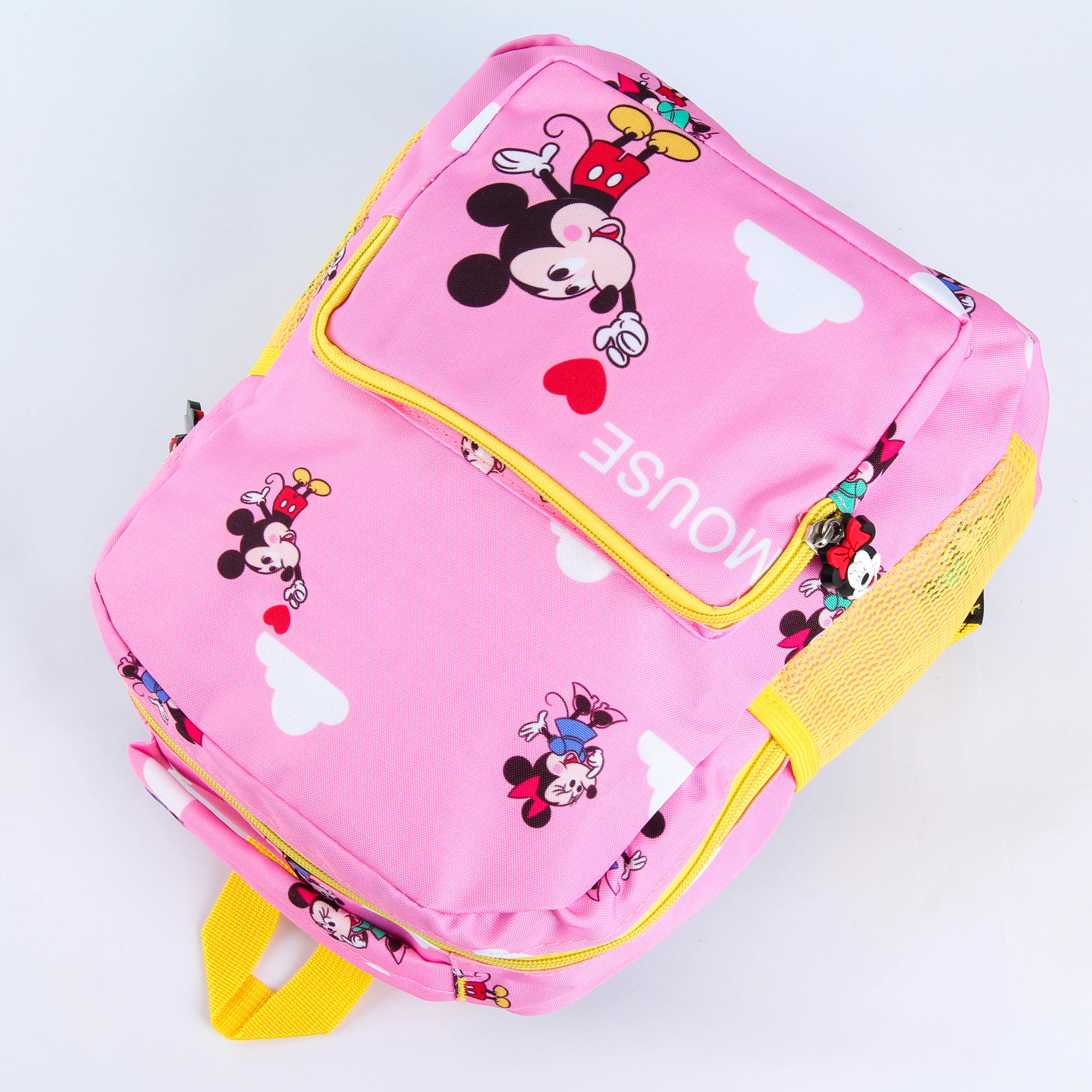 Mochila escolar de dibujos animados de Disney para niños, bolsa de Mickey Mouse, Minnie, Kawaii, regalos de cumpleaños para niñas