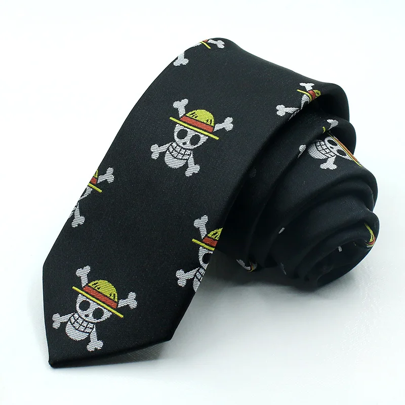 New Pirate King Tie, Pirate Team Skull Head Tie