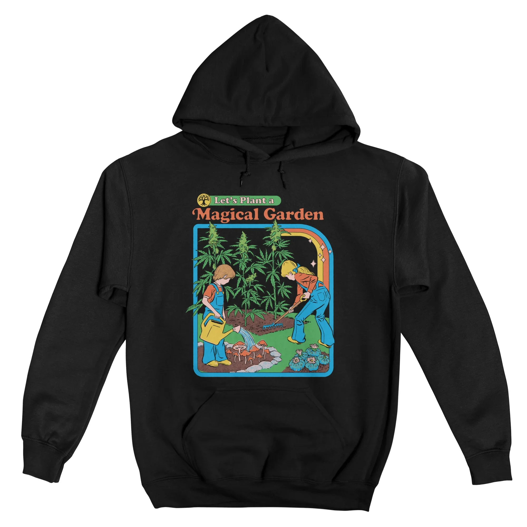 

Толстовки с капюшоном Let's Plant A Magical Garden, мужские и женские толстовки с длинными рукавами, пуловеры, топы Y2k, модная осенняя мужская одежда