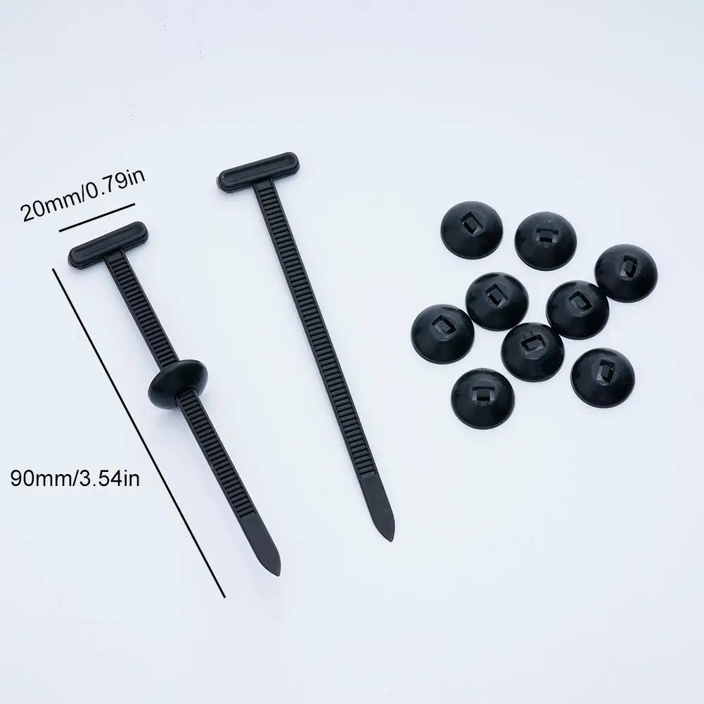 Universal Trunk Engine Guard High Strength Corrosion Resistant One Button Fastening No Tools Needed Double Sided Teeth Clip