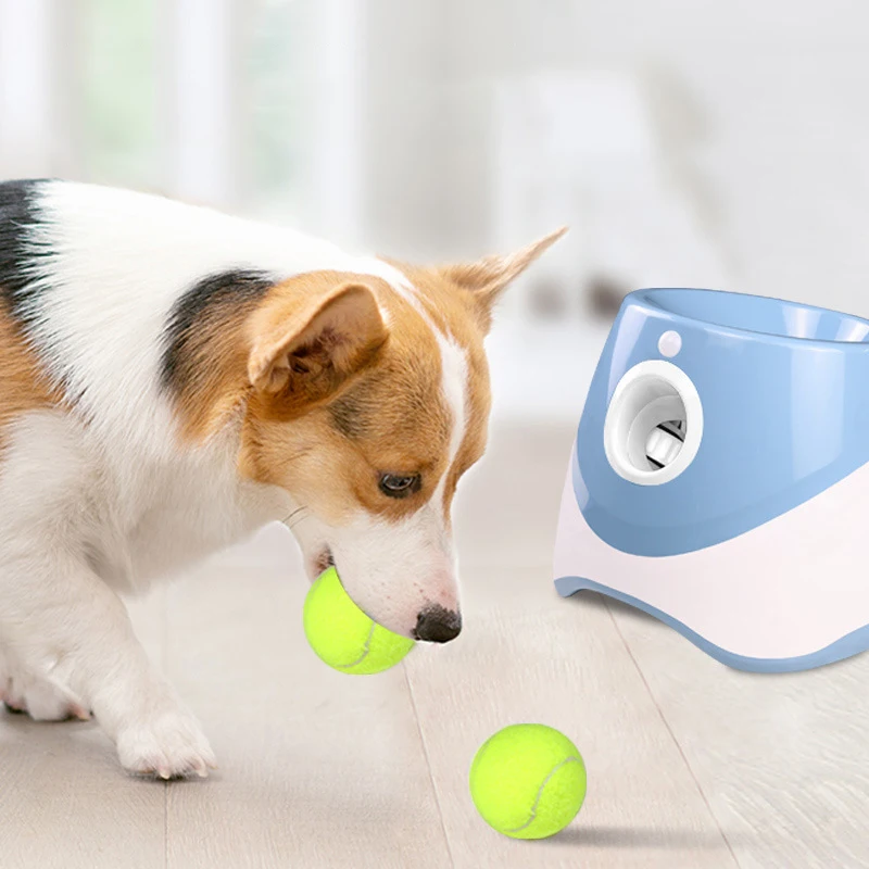 Thrower Machine toys Interactive Throwing Training Dog Fetch Toy Thrower Machine Mini Tennis Automatic Dog Ball Launcher