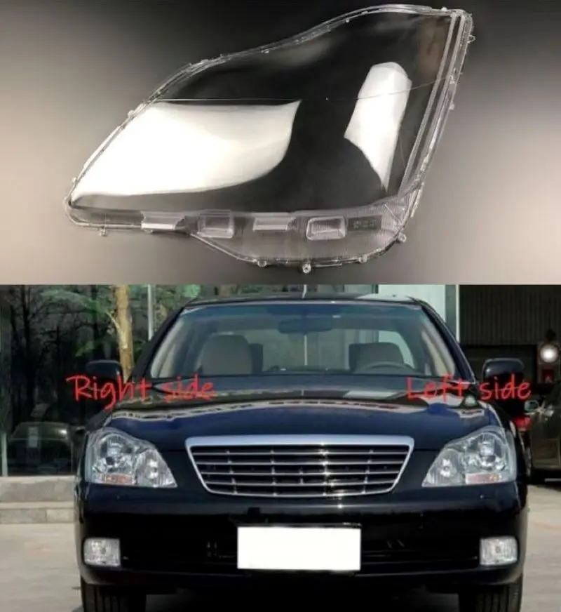 

Car Headlight Lens For Toyota Crown 12 Generation 2005 2006 2007 2008 2009 Car Headlight Headlamp Lens Auto Shell Cover