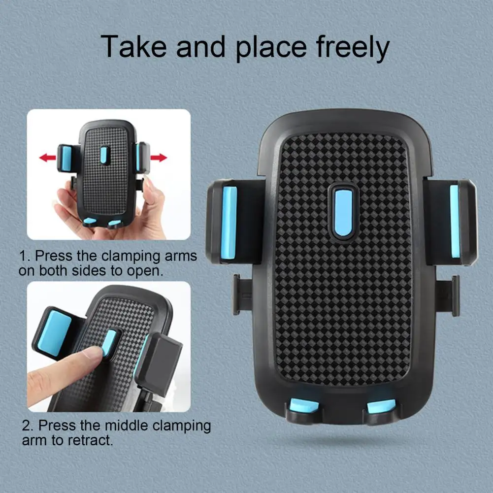 Reusable Phone Holder Easy Installation Random Color 360 Degree Rotatable Phone Mount Adjustable Phone Holder