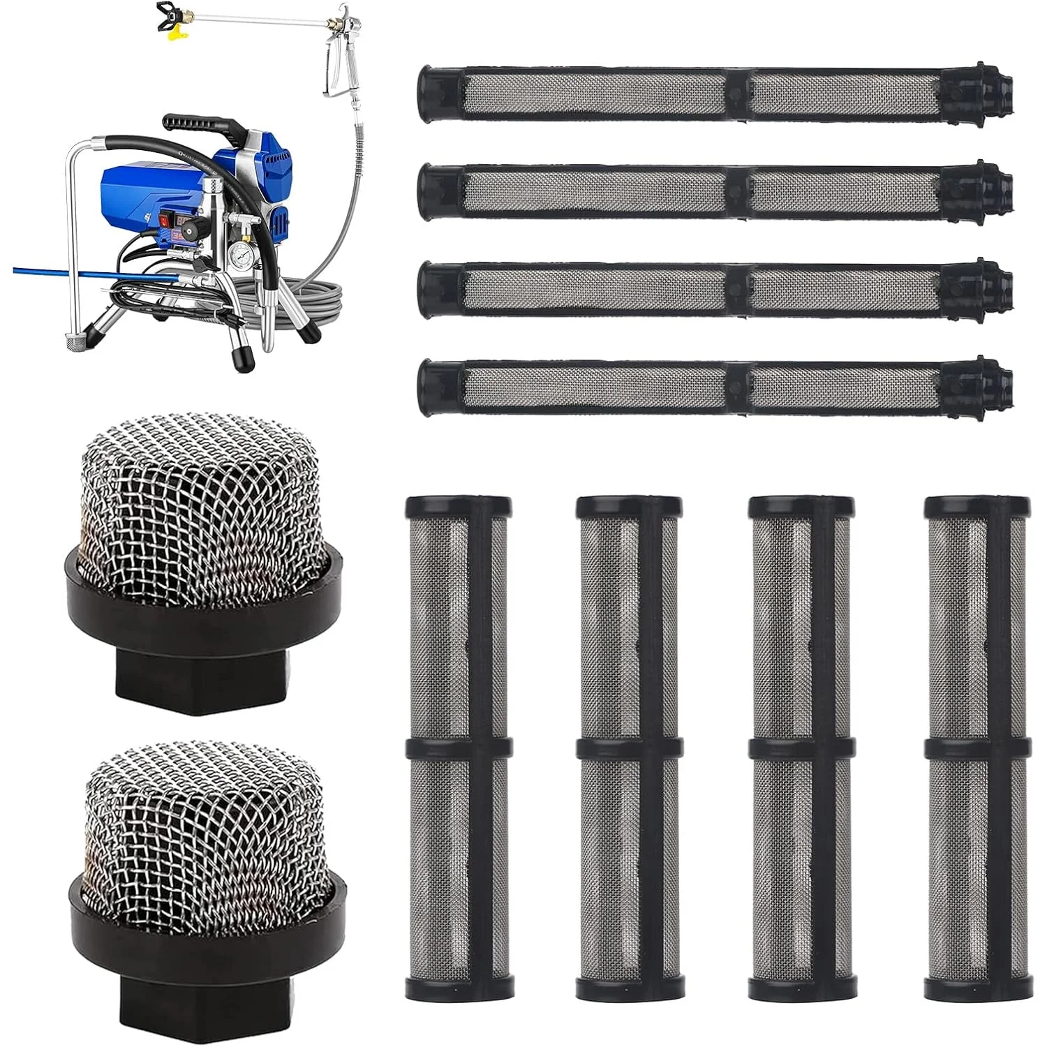 1 Set 246384 287032 Airless Spray Filter Screen Kit Filter Element For Graco 390 395 490 495 595 695 Sprayers Replacement Parts