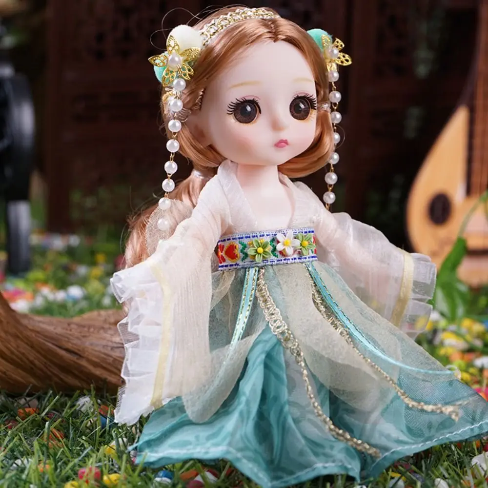 Robe de mariée pour filles, robe de prairie beurre BJD beurre avec vêtements Hanfu, jouet pour enfants