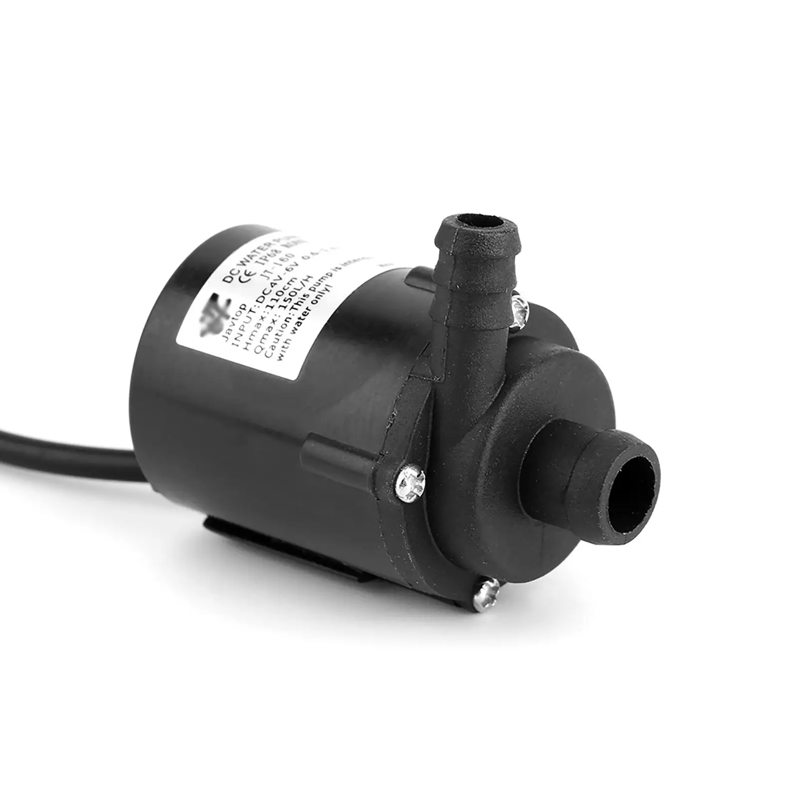 2.2m DC 6V 12V Mini Brushless Water Pump 258L/H High Temp Resistant for Computer Cooling