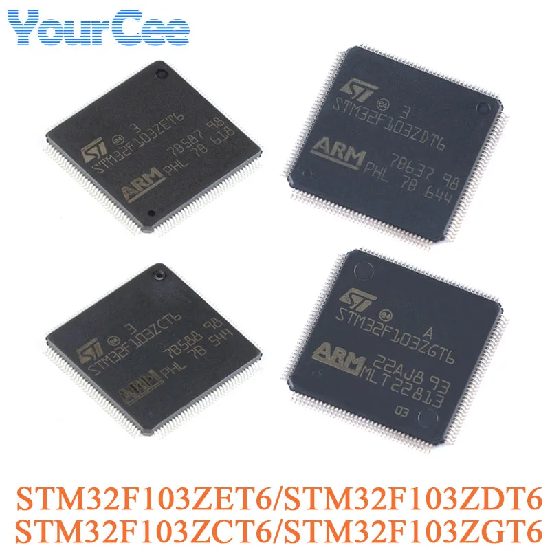 STM32F103ZET6 STM32F103ZDT6 STM32F103ZCT6 STM32F103ZGT6 LQFP-144 STM32F103 Cortex-M3 32-bit Microcontroller MCU Chip