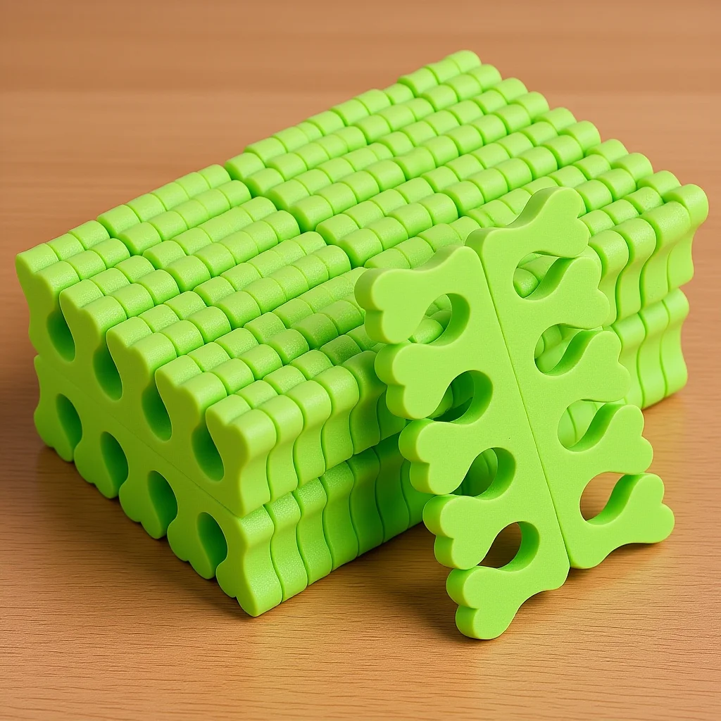 

100Pairs Heart Shape Toe Separator High Density Sponge Comfortable Nail Art Manicure Pedicure Foot Finger Separator Disposable