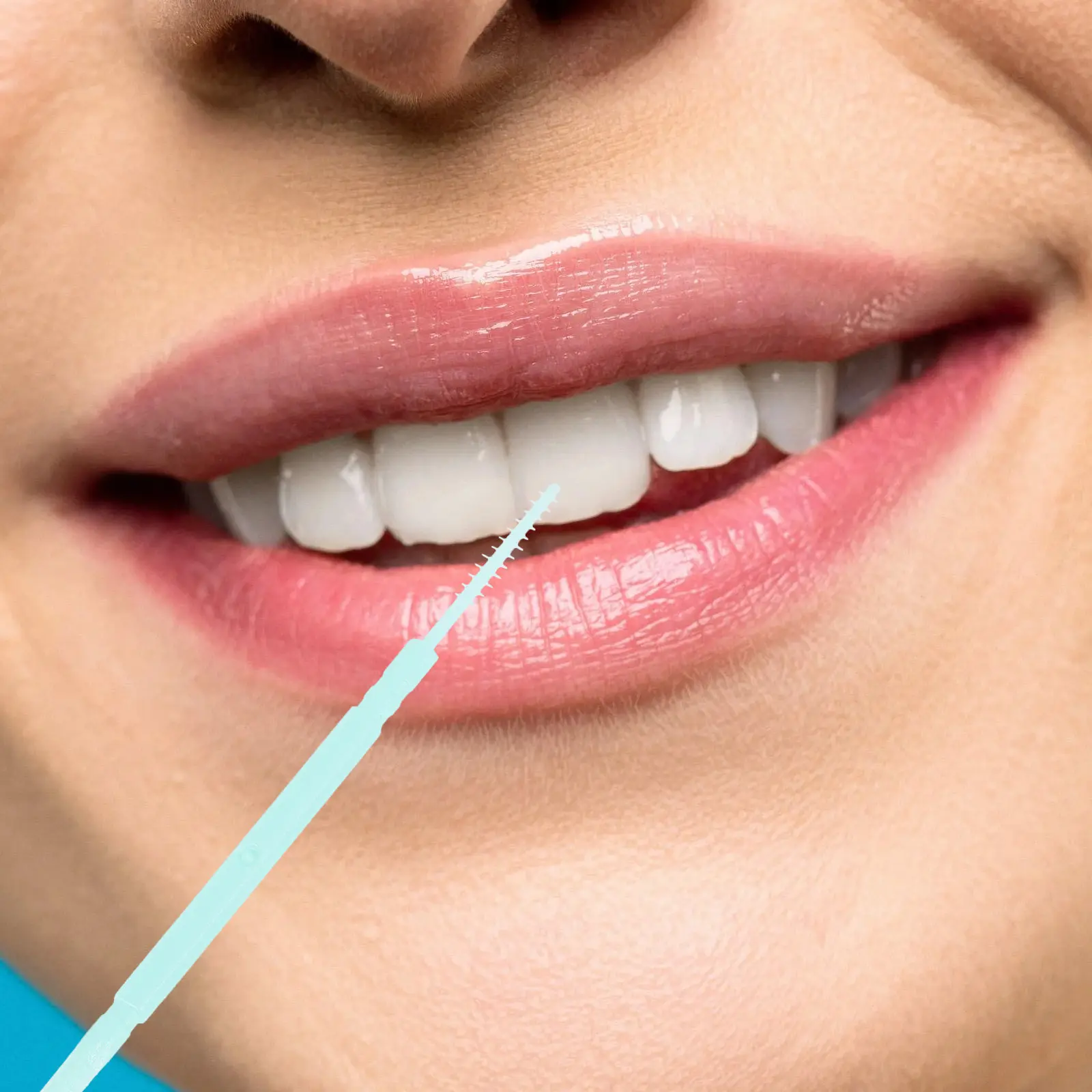200Pcs Interdental Brushes Double-Head Plastic Oral Care Toothpick Cleaners Lightweight Portable Transparent Box Toothpick Brush