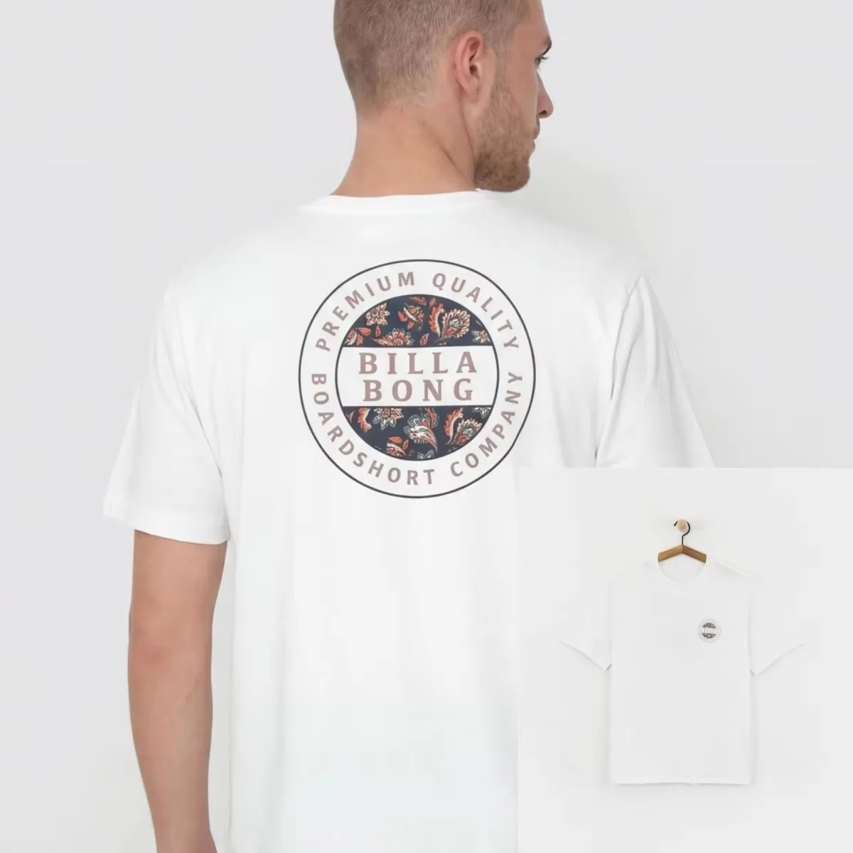 2026 summer Classic Logo Billa Outdoor Surfing Skateboard Brand T-shirt Cotton Graphic Tee