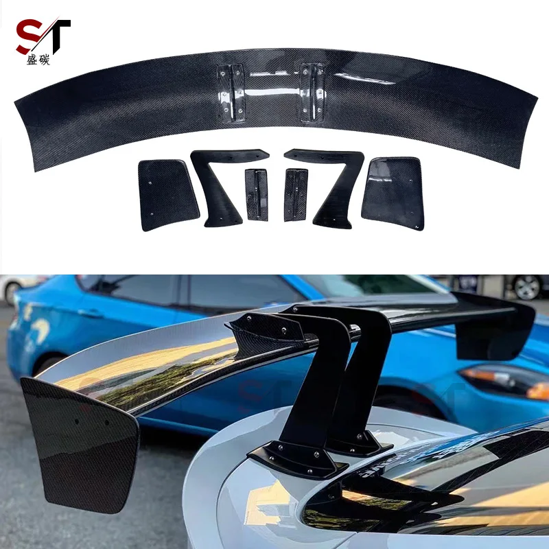 

Подходит для Toyota SUPRA A90 A94, хвостовой спойлер из углеродного волокна, Bull Demon King GT, фиксированное ветровое крыло