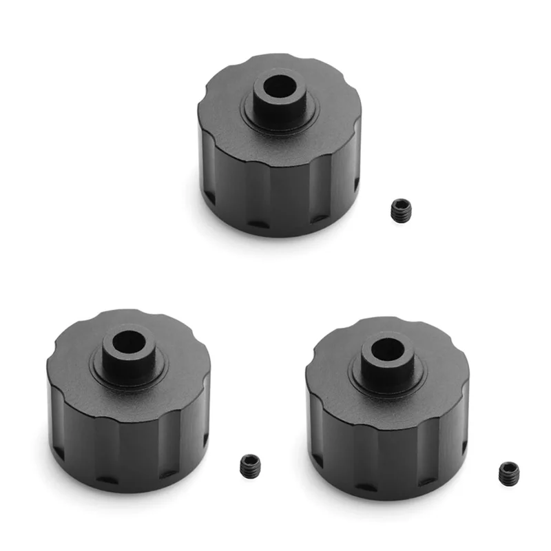 AA84 3X メタルディファレンシャルケース デフケースハウジング 87004 1/8 HOBAO Hyper VS MT RCカー アップグレードパーツ アクセサリー用、1個