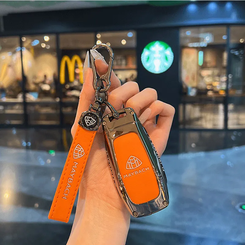 

Car Key Case Cover for Mercedes-Benz A B C E G S Class CLA CLS GLA GLB GLC GLE GLS EQA EQB EQC 2 3 4 Buttons Auto Accessory