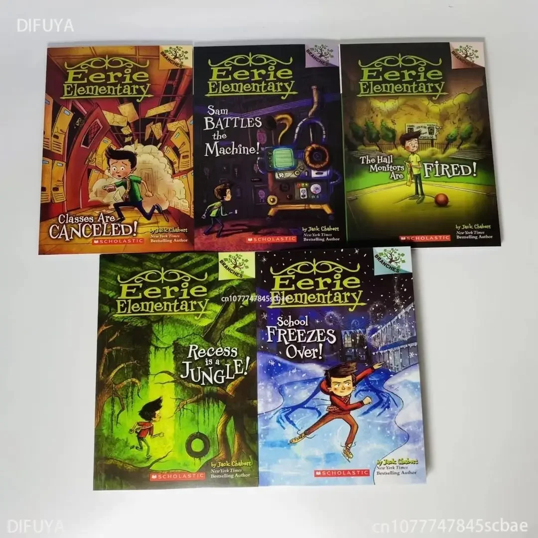 10 volume Eerie SD aneh Sekolah Dasar versi bahasa Inggris asli buku cerita anak-anak membaca tidur