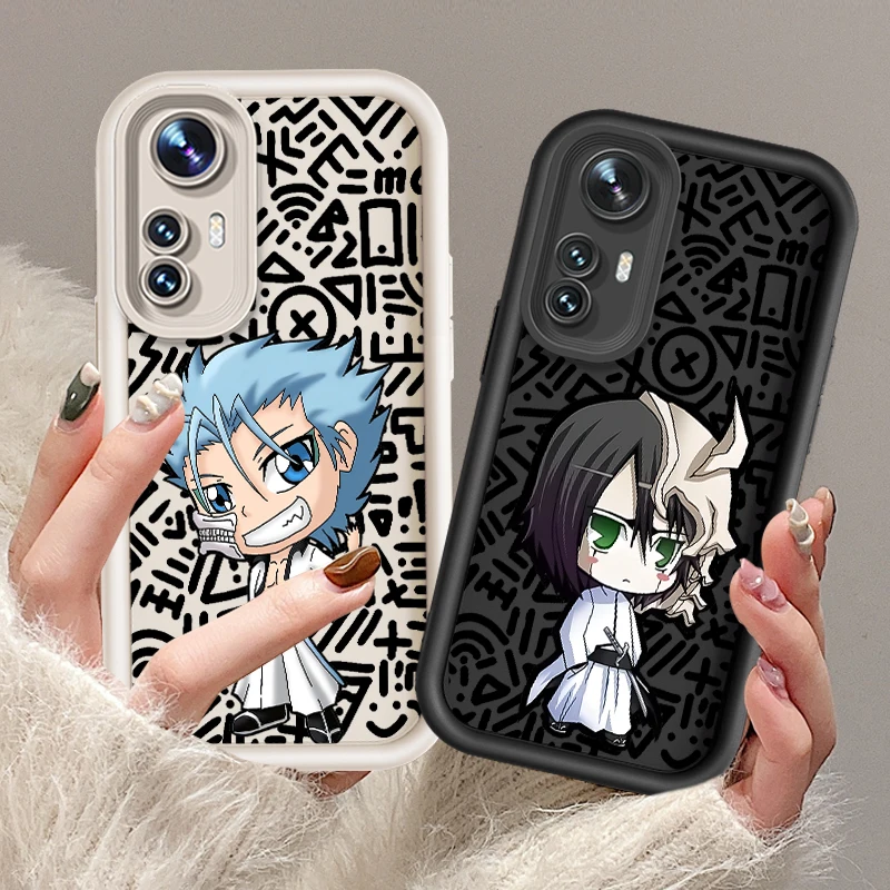 

BBleach Cartoon Cool For Xiaomi 12T 11 Lite Poco F5 F4 F3 F2 M3 Pro X5 X4 X3 GT 4G 5G Eye Ladder Cover Capa Fundas Phone Case