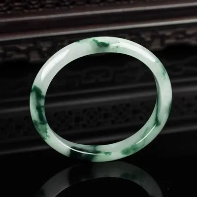 zheru Jewelry Natural Burma Jade 54mm-62mm bracelet Exquisite Princess bracelet send girlfriend send mom