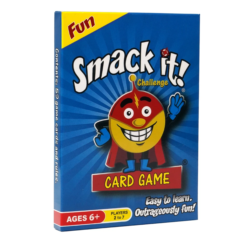 Smack it Card Game Family Card Game Fun and Easy to Learn Perfect Stocking Stuffer English