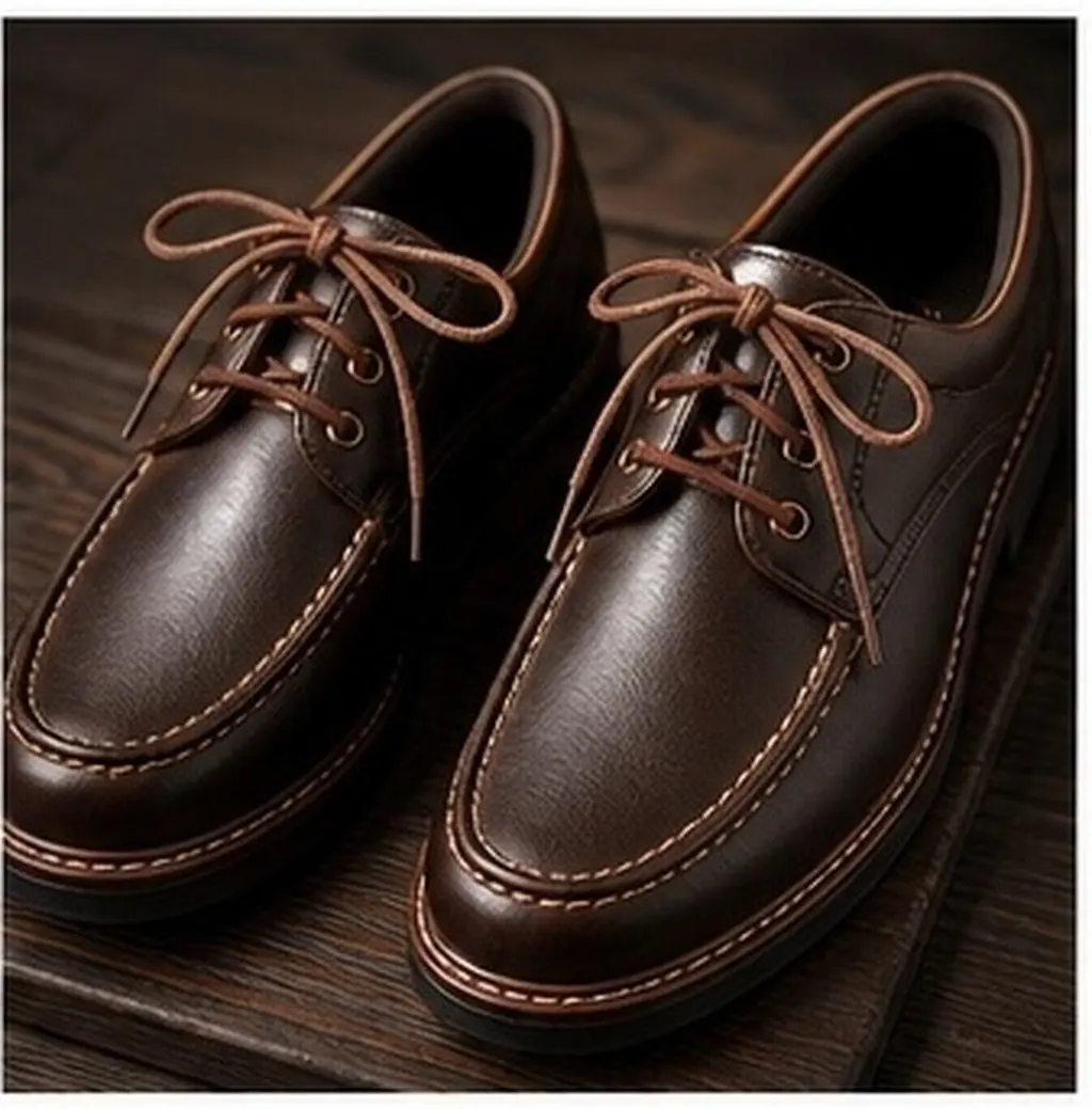 10Pairs Classic Waxed Cotton Round Flat Shoelaces Waterproof Wear-Resistant Shoe Ties for Men Women Casual Sneakers Boots