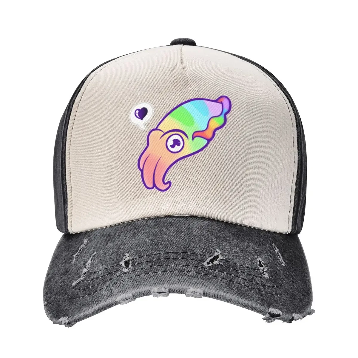 Cuddle Fish Love Baseball Cap dad hat fishing hat Trucker Hats For Men Women's