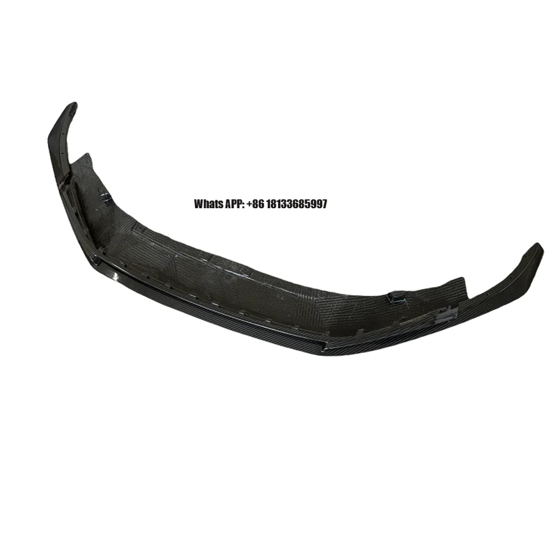 

Передний сплиттер (губа) из карбона для Audi R8 V10 2017-2019 годов, накладка на передний бампер, спойлер