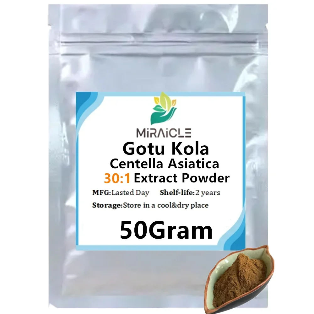 50-1000gskin Reconstruction Gotu Kola Centella Asiatica Ext30:1 Powder,anti-aging,whitening,repair Scar