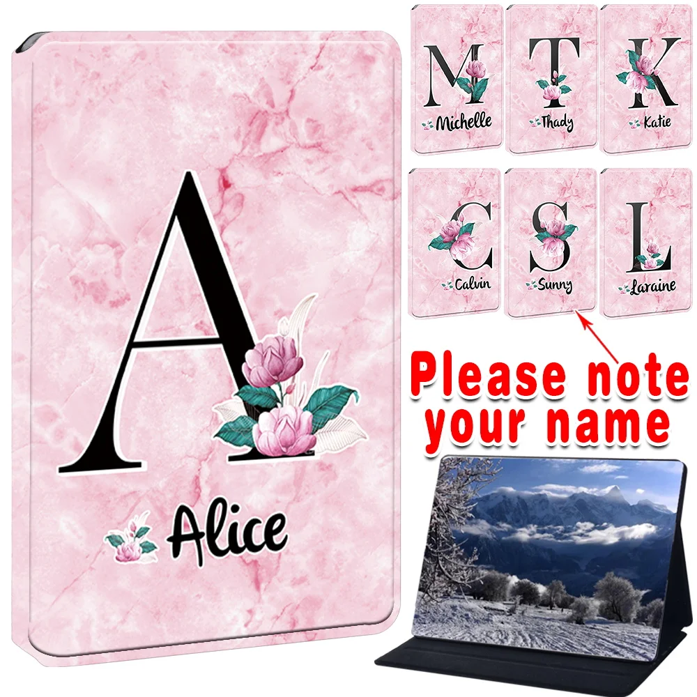 Personalized Custom Name Folio Case For iPad 2/3/4 Adjustable Stand Protective Tablet Shell Protective Folio Cover