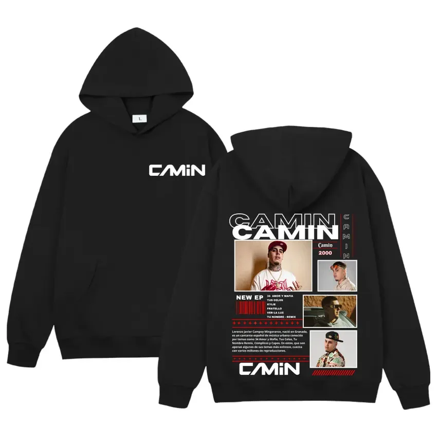 

Pop Rapper Camin Nice Tour Graphic Hoodies Mens Clothes Hip Hop Fashion Hoodie Oversized Harajuku Sweatshirt High Quality Street