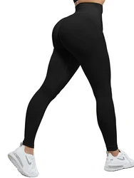 SALSPOR Leggings sportivi push up da donna a vita alta fitness leggings con culo a bolle leggings da allenamento da donna