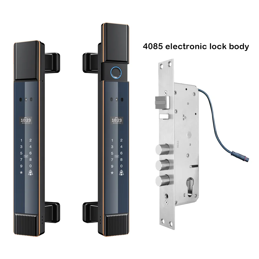 Glomarket Fechadura Waterproof Face Palm Print Biometric Eletronic Lock Body Digital Fingerprint Tuya Smart Door Lock