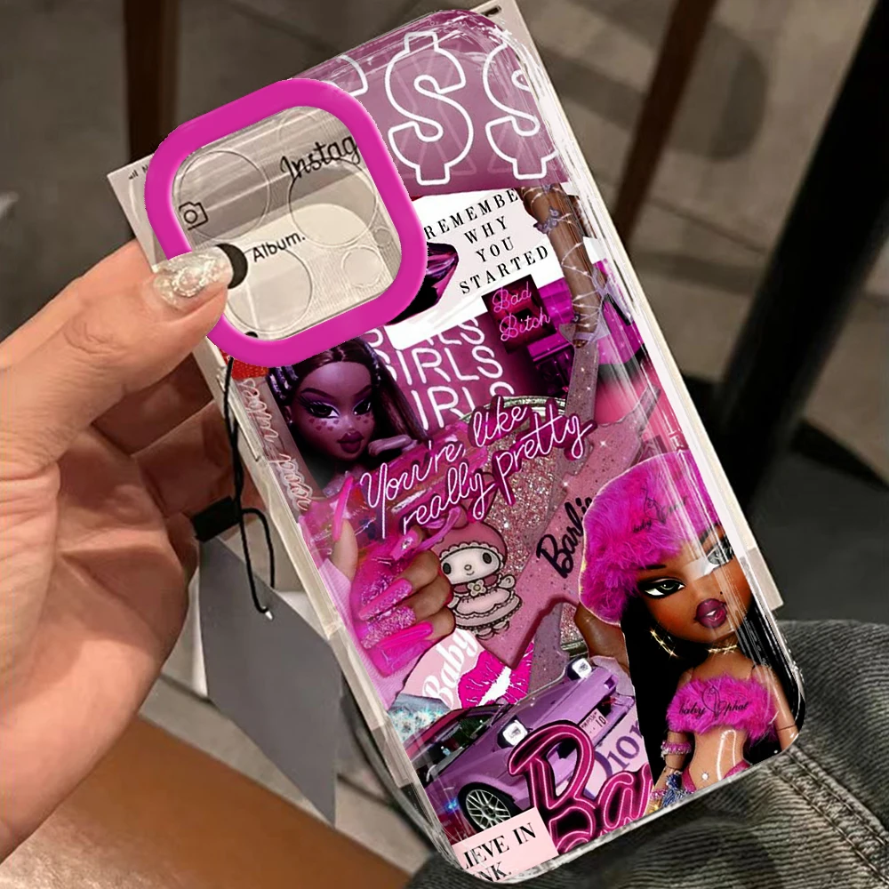 Fashion lovely Doll Bratz Phone Case For Samsung Galaxy S25 S24 S23 S22 S21 S20 FE Note20 Note10 Plus Ultra Lite 5G Back Cover