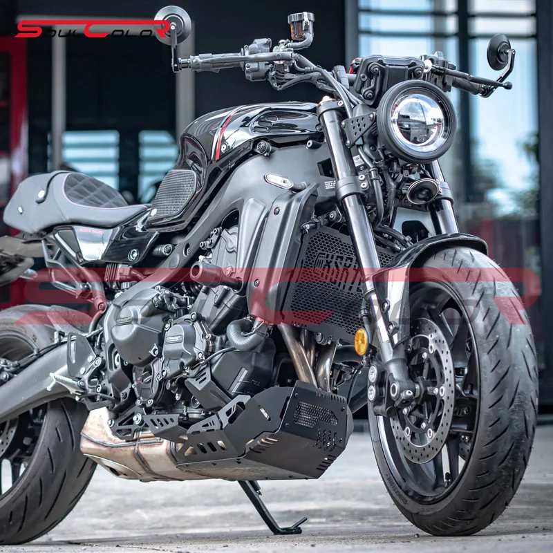 الهيكل إكسبيديشن محرك الحرس لوحة التزلج الهيكل الغطاء الواقي ل MT09 MT-09 2021 2022 2023 2024 2025 XSR900 الراسم 9 GT #5