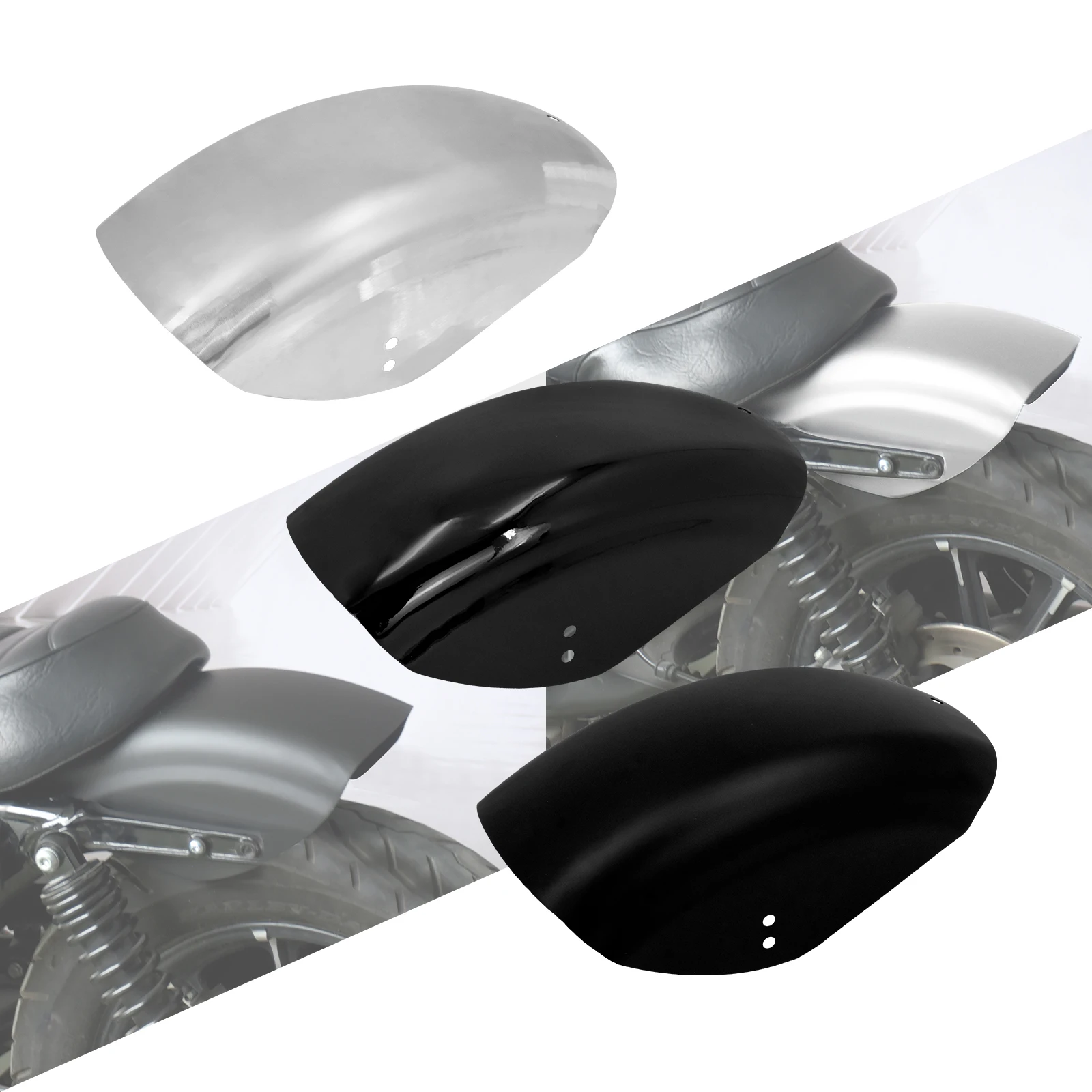 

Короткий задний брызговик для мотоцикла Harley Sportster Iron XL883 1200 72 48 Seventy Two Bobber, защитный кожух