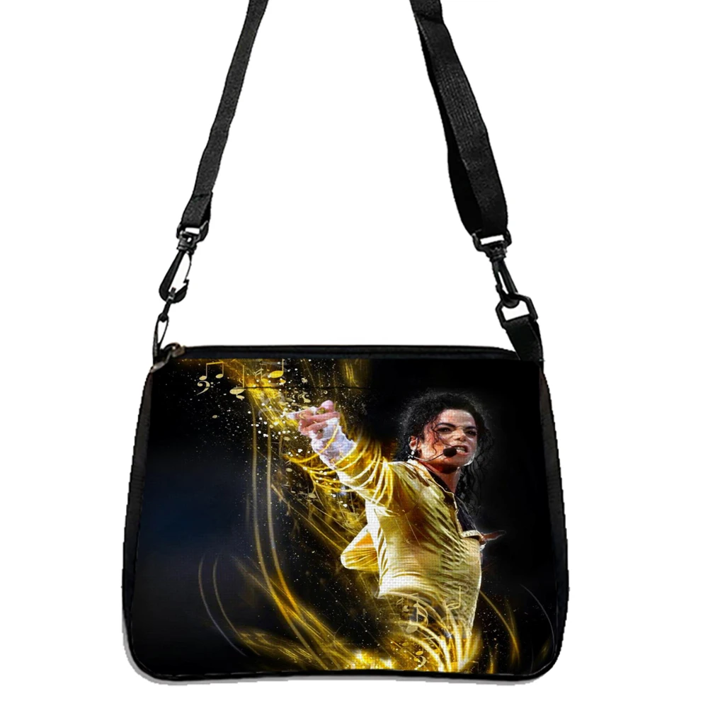 Michael Jackson Cute Cartoon Student Handbag, Large Capacity