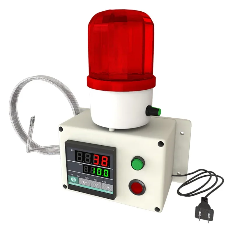 Temperature alarm over temperature high and low temperature warning light upper and lower limits