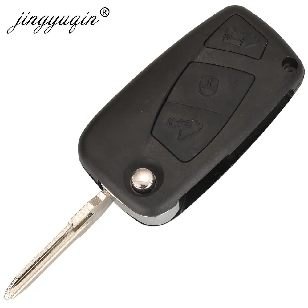 Jingyuqin Megamos Crypto ID48 434MHz Remote Tunk Car Key Fob For Iveco Daily 2006-2011 Control SIP22 GT10 with Decoration Sticke