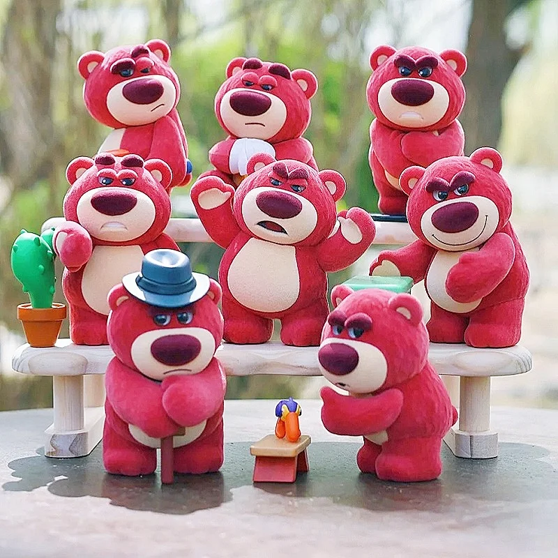 

New genuine Strawberry Bear V3 charming big boss series blind box plush figurine trendy play desktop ornament girl gift Doll