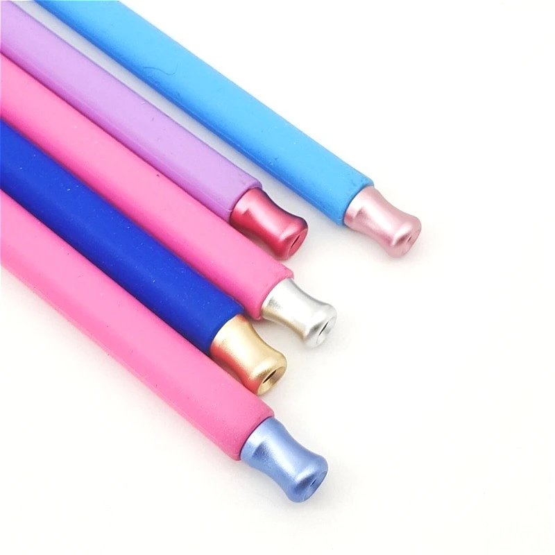 1 قطعة 510 الألومنيوم نسخة قصيرة القش المشتركة