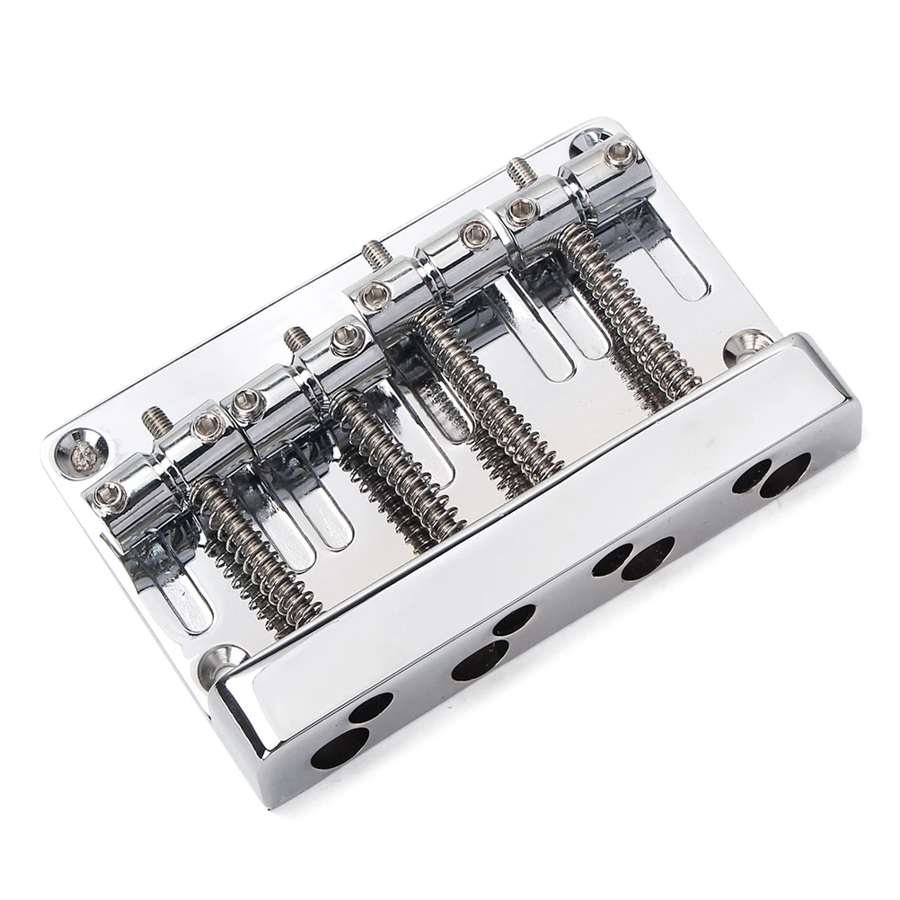 

Bass 7 Screws Silver Color Vintage Style Sweet Tone Height Adjustable 4 String Guitar Bass Accessories