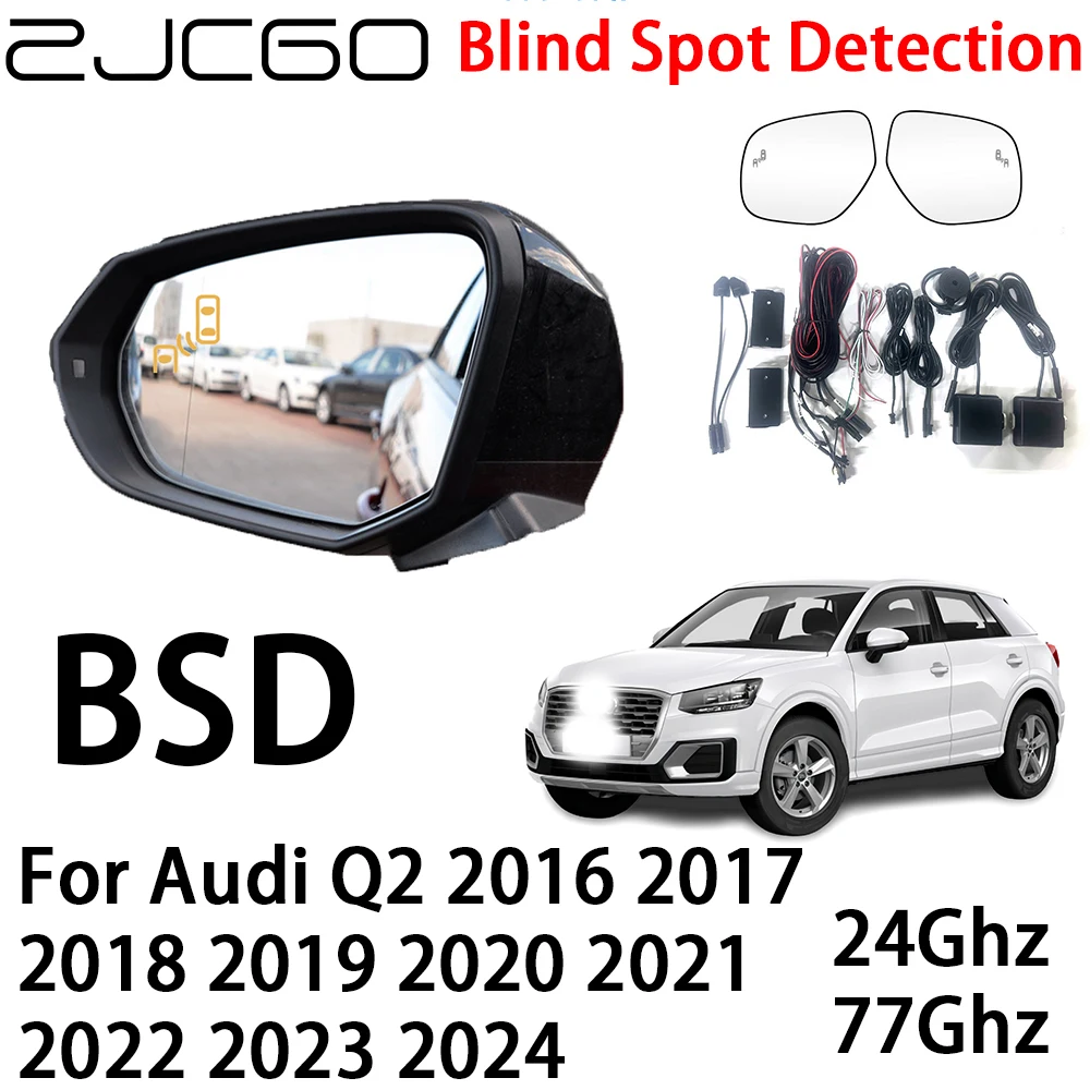 ZJCGO Car BSD Radar Warning System Blind Spot Detection Safety Driving Alert for Audi Q2 2016 2018 2019 2020 2021 2022 2023 2024