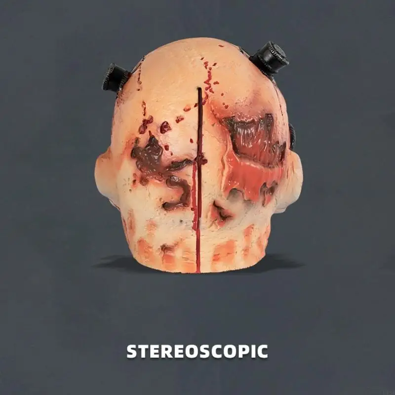 Máscara ensangrentada realista Masilla terror Masilla muerta Máscara del para mujeres hombres