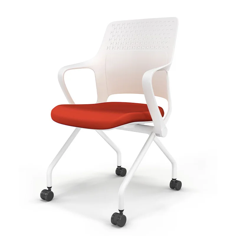 Multifunctional mobile conference table trapezoidal panel single office negotiation table learning folding training table