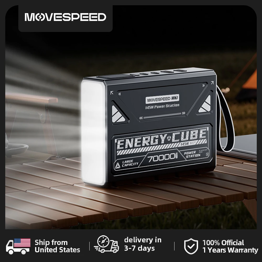 

MOVESPEED Z70 LED Emergency Light Rechargeable 70000mAh Large Capacity Battery for Outdoor Power Outage