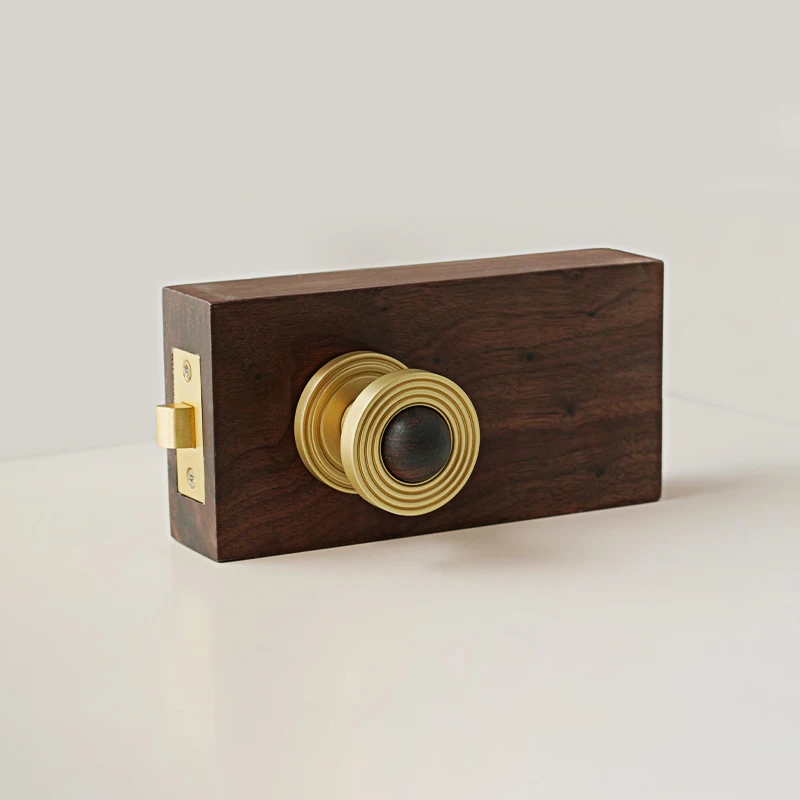 

Dooroom Brass and numb Door Lock Set Simplicity Interior Bedroom Bathroom Lock Door Dummy Lock Passage Privacy Lock